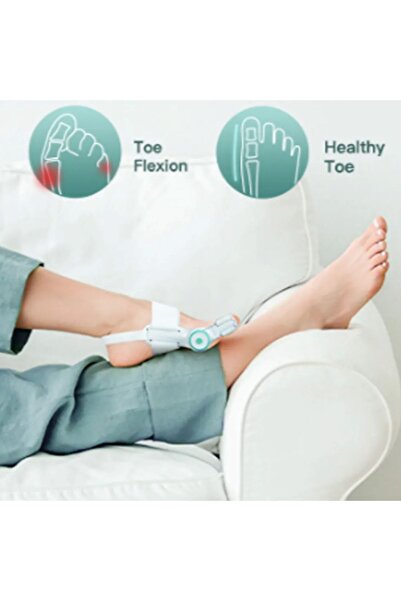 Hayat Gece Ateli Açı Ayarlı Ayak Başparmak Halluks Valgus Düzeltici Kemik Düzeltici + Hediye Makara Aparat