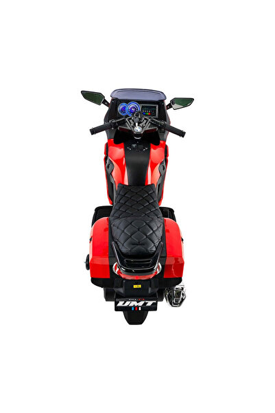 OYUNCAK STORE AKÜLÜ MOTORSİKLET - 438A XMX-316 12V LEDLİ AKÜLÜ MOTOR SİYAH