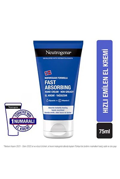 Neutrogena Hızlı Emilen El Kremi 75 ml