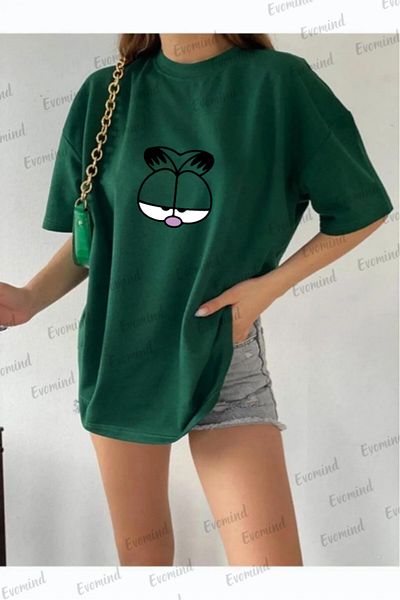 Evomind 1 μπλουζάκι για αγορές 5 και άνω στο καλάθι - Unisex μπλουζάκι με στάμπα Garfield Emoji