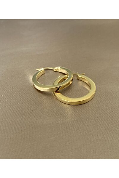 denizden silver 2.5 Cm Italyan Halka Küpe - Çift