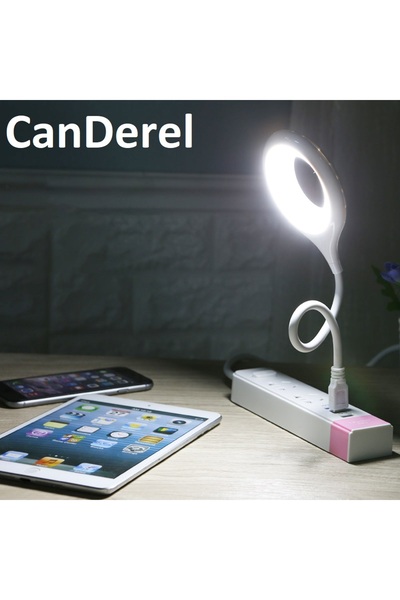 Canderel USB 24 Led Study Reading Light Desk Lamp Flexible Table Lamp Book Reading Light