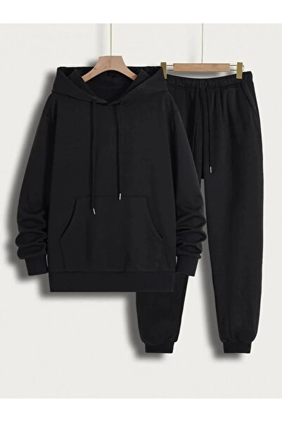 PAWWY Σετ ανδρικής φόρμας - με στάμπα και κουκούλα