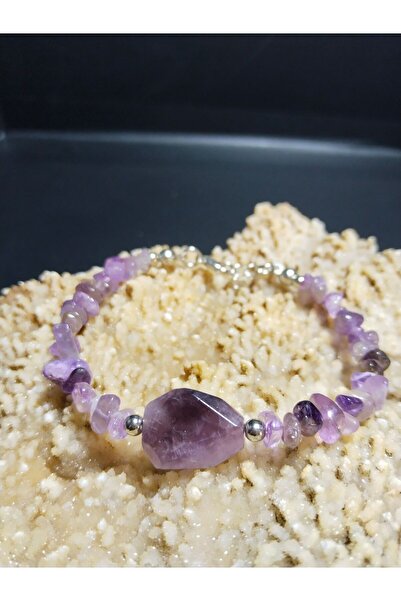 kuartz سوار معتمد من حجر الجمشت. مع هدايا مفاجئة. تم التحقق منه من قبل الخبراء