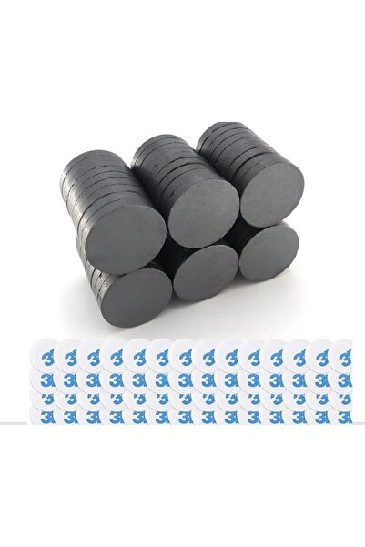Hdg Yapışkanlı Yuvarlak Mıknatıs 70'li Mini Mıknatıs 1.5 cm Çapında Mıknatıs