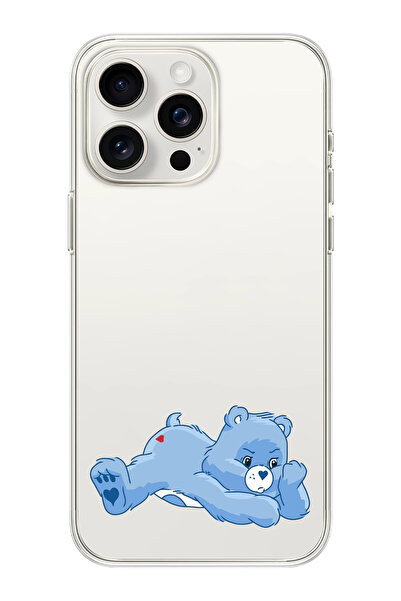 moonset Iphone 13 Pro Max Uyumlu Sevimli Ayı Tasarımlı Baskılı Şeffaf Telefon...