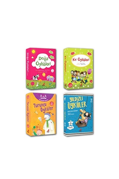 Erdem Çoçuk Yayınları Turuncu Öyküler 2. Sınıf Hikaye Seti 4 Set 40 Kitap