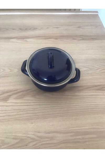 ELLO TASARIM وعاء مينا باللون الأزرق الداكن رقم 12