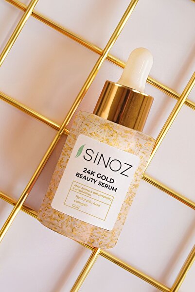 SİNOZ Sinoz 24K Yüz Bakım Serumu 30 ml + 24K Altın Göz Çevresi Serumu 10 ml Seti