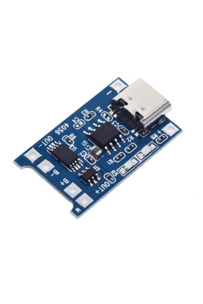 ROBİZ Tp4056 Korumalı Lityum Pil Şarj Devresi Type C Usb Batarya