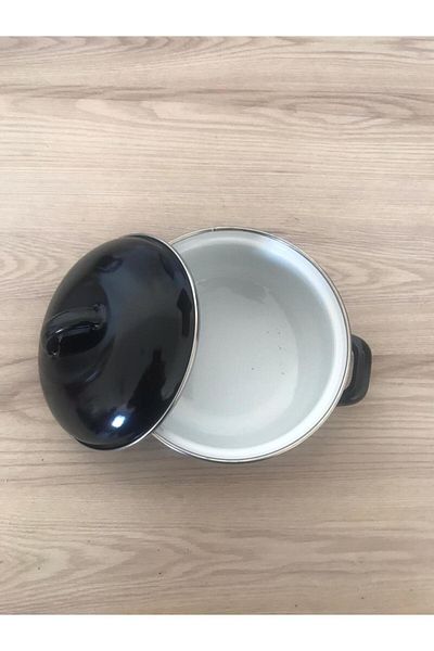 ENZELO Enamel Pot No 14 Black