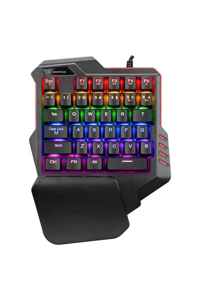 NoHar Miracle K1 Led Işıklı Blue Switch Mekanik Mini Gaming Oyuncu Klavye
