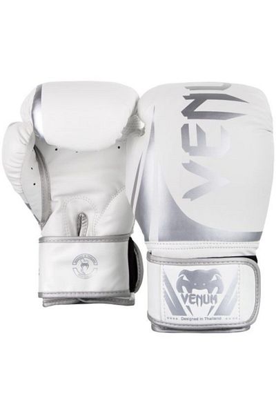 Venum White Boxing Gloves