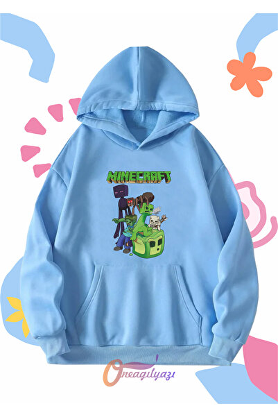 oneagılyazı Детски суитшърт унисекс - щампа с герои, голям суичър с качулка