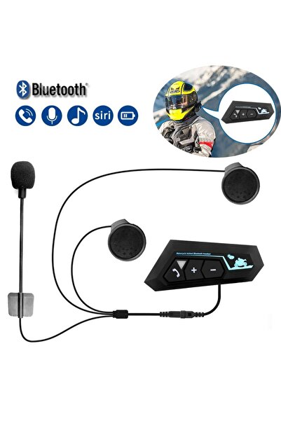 Wintoup Motosiklet Mikrofonu Uyumlu Bluetooth 5.0 Kulaklık Bluetooth Interkom Kask Kulaklığı