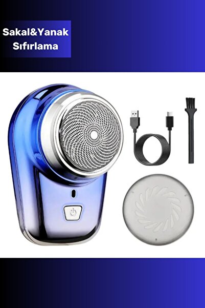 Wintoup Mini Tasarım Shaver (Sıfır Sakal) Traş Makinesi USB Şarjlı Günlük Kul...