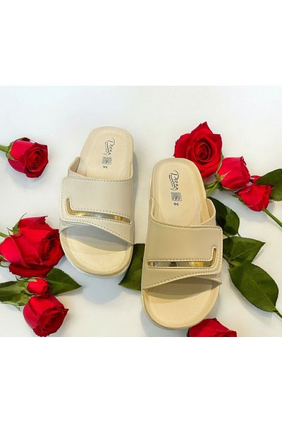 Lion Παντόφλες καθημερινής χρήσης Velcro της Ορθοπεδικής Πλάκας