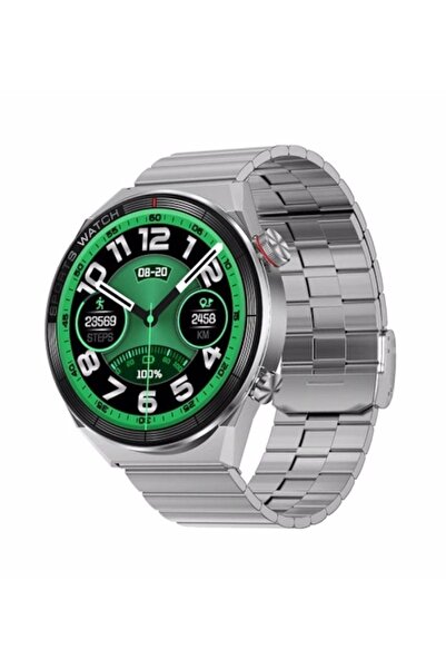 DTsport Çelik Kordon Akıllı Saat Dt Mate3 Watch Sports ( Silikon Kordon Hediyeli )