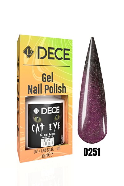 d dece Kalıcı Oje Uv Led D251 (KEDİ GÖZÜ) 10ml