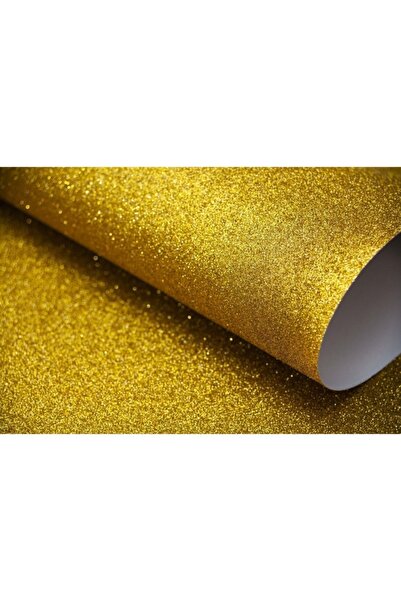 roco paper Simli Fon Karton 200 Gr. 50x70 - Altın Sarı