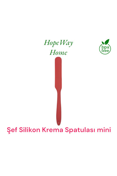 HopeWay Home HopeWay Şef Silikon Krema Spatulası mini