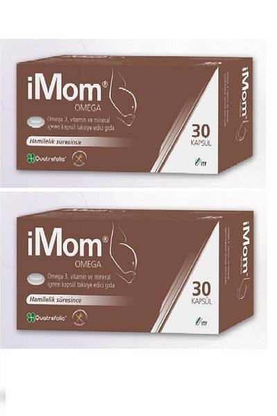 Imom Omega 3 30 Capsules-2 Pieces