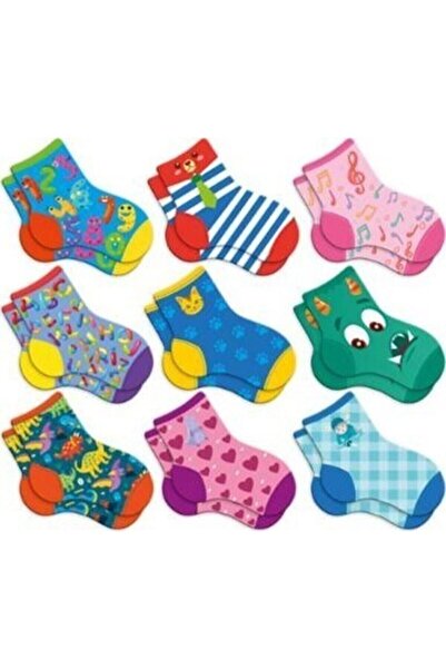 obenim Circle Toys Lost Socks Matching Card Game