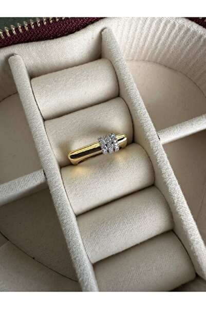 ringbox Gold Brand Model 3 - Stoned Double Color Special Series Ring