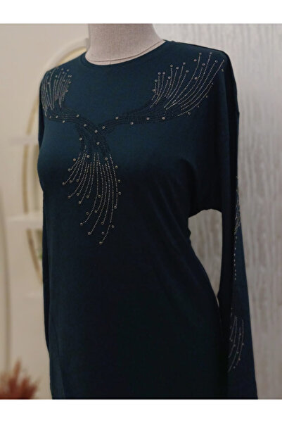 LUSSOLİFE Taşlı Anne Bluz