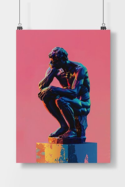 Luna Marissa Αφίσα "Ο άνθρωπος που σκέφτεται" Αφίσα τοίχου χωρίς πλαίσιο