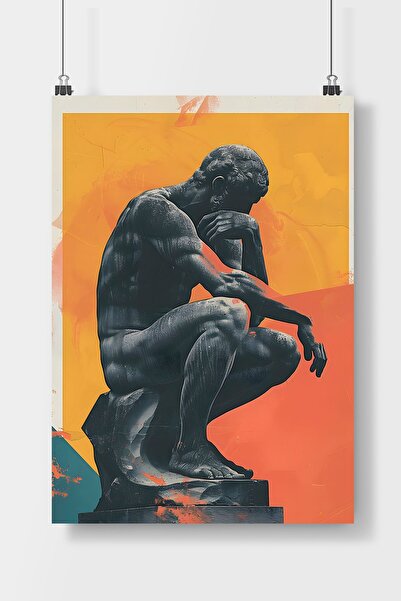 Luna Marissa Αφίσα "Ο άνθρωπος που σκέφτεται" Αφίσα τοίχου χωρίς πλαίσιο