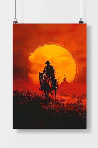 Luna Marissa RDR2 Poster Çerçevesiz Duvar Posteri
