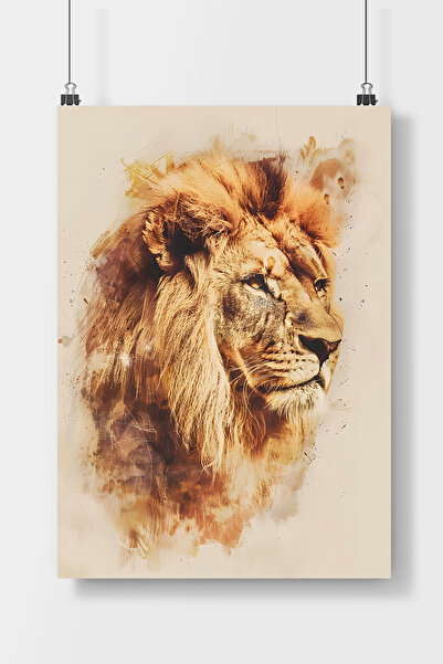 Luna Marissa Αφίσα με λιοντάρι χωρίς πλαίσιο τοίχου
