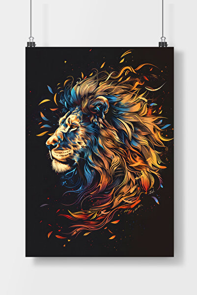 Luna Marissa Αφίσα με λιοντάρι χωρίς πλαίσιο τοίχου