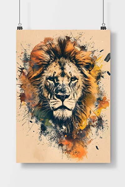 Luna Marissa Αφίσα με λιοντάρι χωρίς πλαίσιο τοίχου
