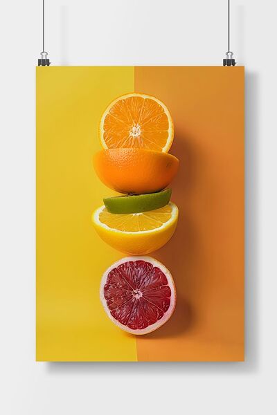 Luna Marissa Αφίσα τοίχου χωρίς πλαίσιο με σχέδια με φρούτα