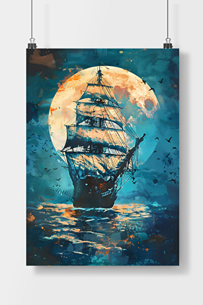 Luna Marissa Αφίσα πειρατικού πλοίου χωρίς πλαίσιο τοίχου