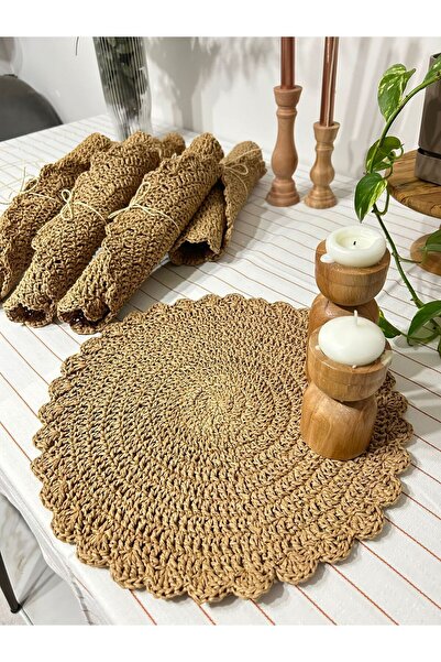 Toprak Design Tekli el örgüsü kağıt ip supla, Bohem Amerikan Servis