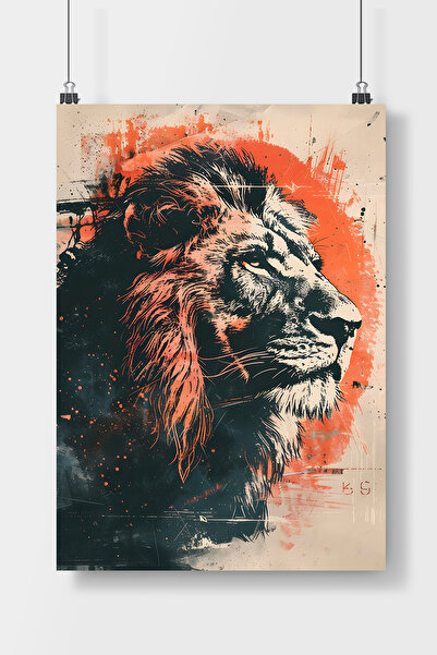 Luna Marissa Αφίσα με λιοντάρι χωρίς πλαίσιο τοίχου