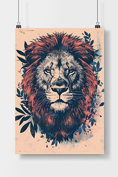 Luna Marissa Αφίσα με λιοντάρι χωρίς πλαίσιο τοίχου