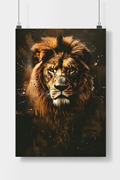 Luna Marissa Αφίσα με λιοντάρι χωρίς πλαίσιο τοίχου