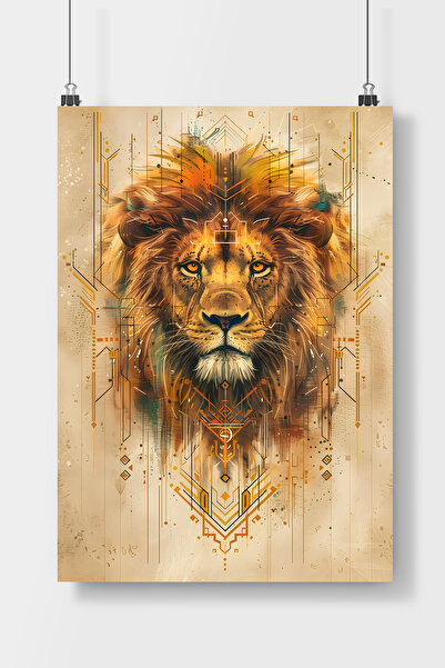 Luna Marissa Αφίσα με λιοντάρι χωρίς πλαίσιο τοίχου