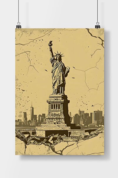 Luna Marissa Αφίσα Άγαλμα της Ελευθερίας Αφίσα τοίχου χωρίς πλαίσιο