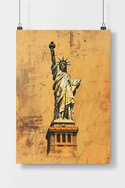 Luna Marissa Αφίσα Άγαλμα της Ελευθερίας Αφίσα τοίχου χωρίς πλαίσιο