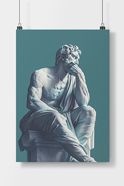 Luna Marissa Αφίσα "Ο άνθρωπος που σκέφτεται" Αφίσα τοίχου χωρίς πλαίσιο