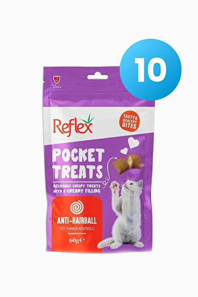 Reflex Pocket Treats Hairball Control Kedi Ödülü 60 Gr - 10