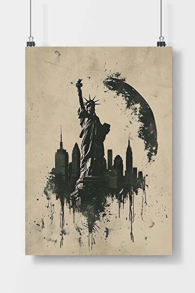 Luna Marissa Αφίσα Άγαλμα της Ελευθερίας Αφίσα τοίχου χωρίς πλαίσιο