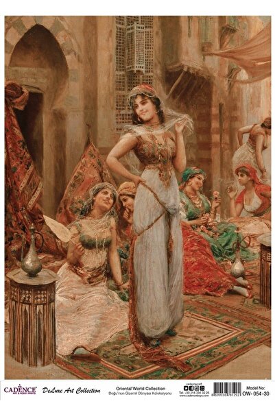 Cadence Ow54 Doğunun Gizemli Dünyası Koleksiyonu Pirinç Dekopaj 30x42