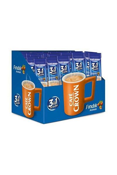 Ülker Cafe Crown 3 in 1 Hazelnut 13 g (40 Pieces)