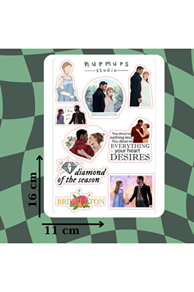 Nurmurs birdgerton simon daphne sticker seti